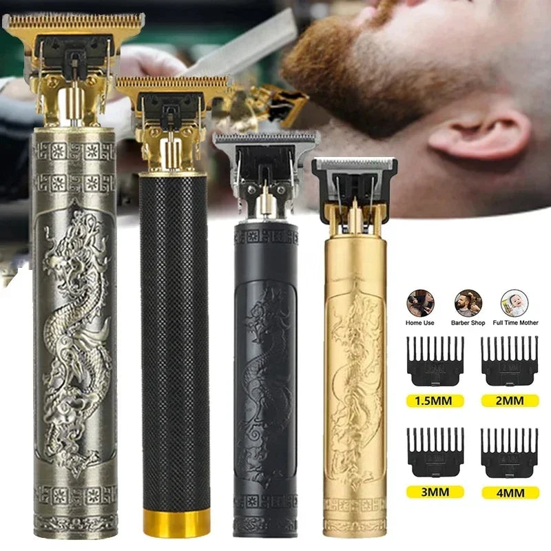 T9 USB Rechargeable Hair Clipper – Professional Beard & Hair Trimmer for Men