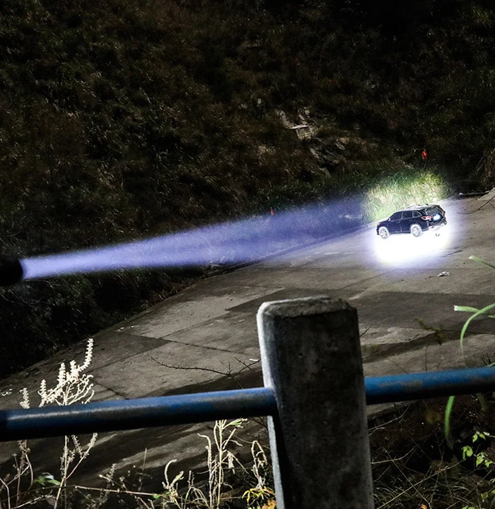 30W P50 COB LED Work Light – Rechargeable Magnetic Flashlight with Power Display