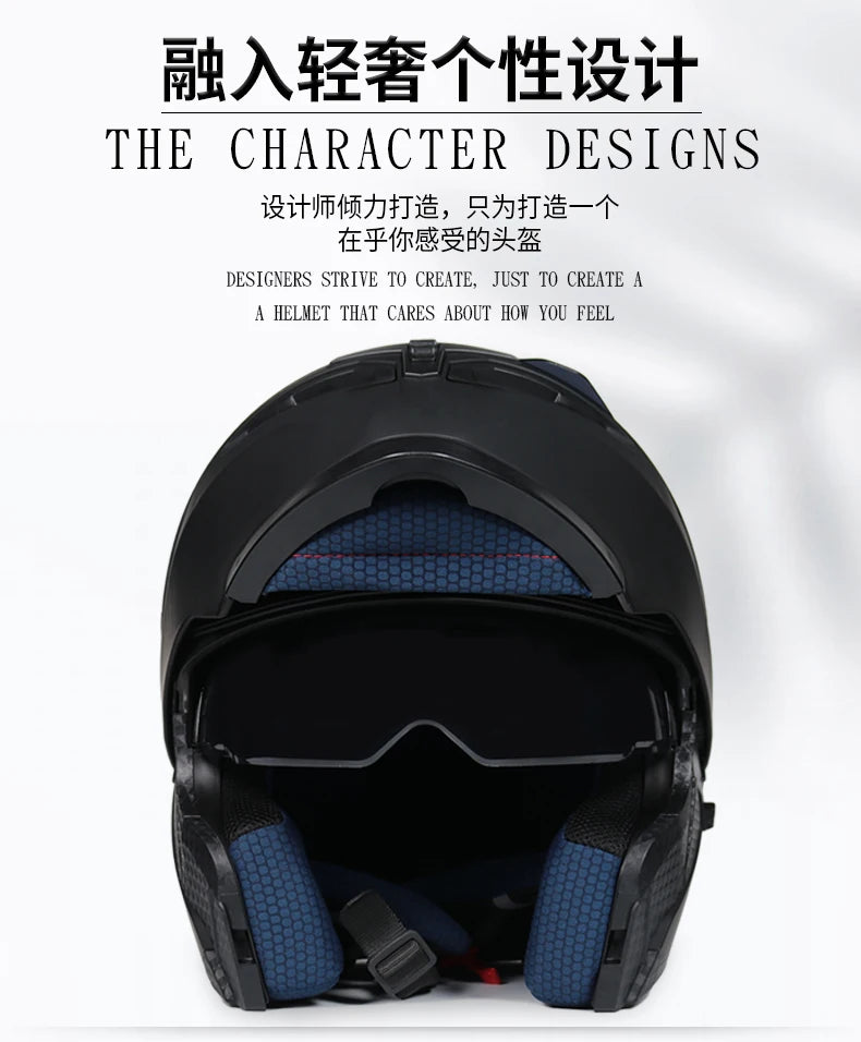 ORZ-991 Modular Flip-Up Motorcycle Helmet: