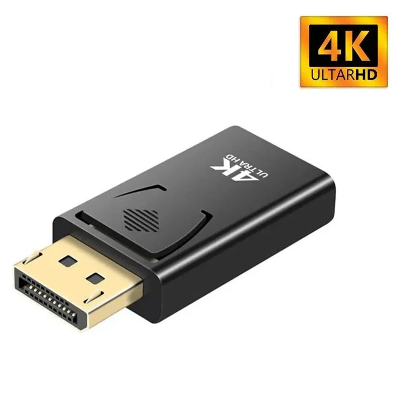 DisplayPort to HDMI Adapter – 4K/1080P DP Male to HDMI Female Cable Converter