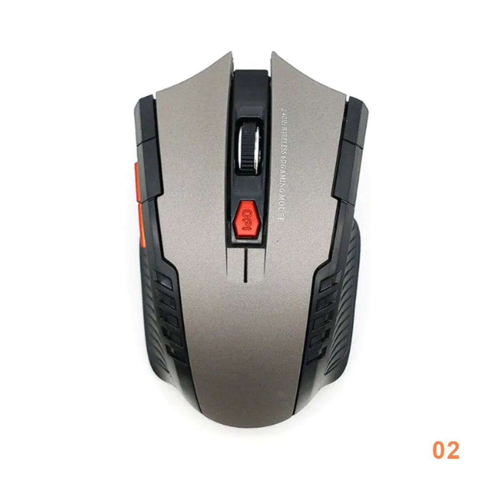 113 2.4GHz Wireless Optical Mouse – 6-Button Portable Mouse with USB Receiver