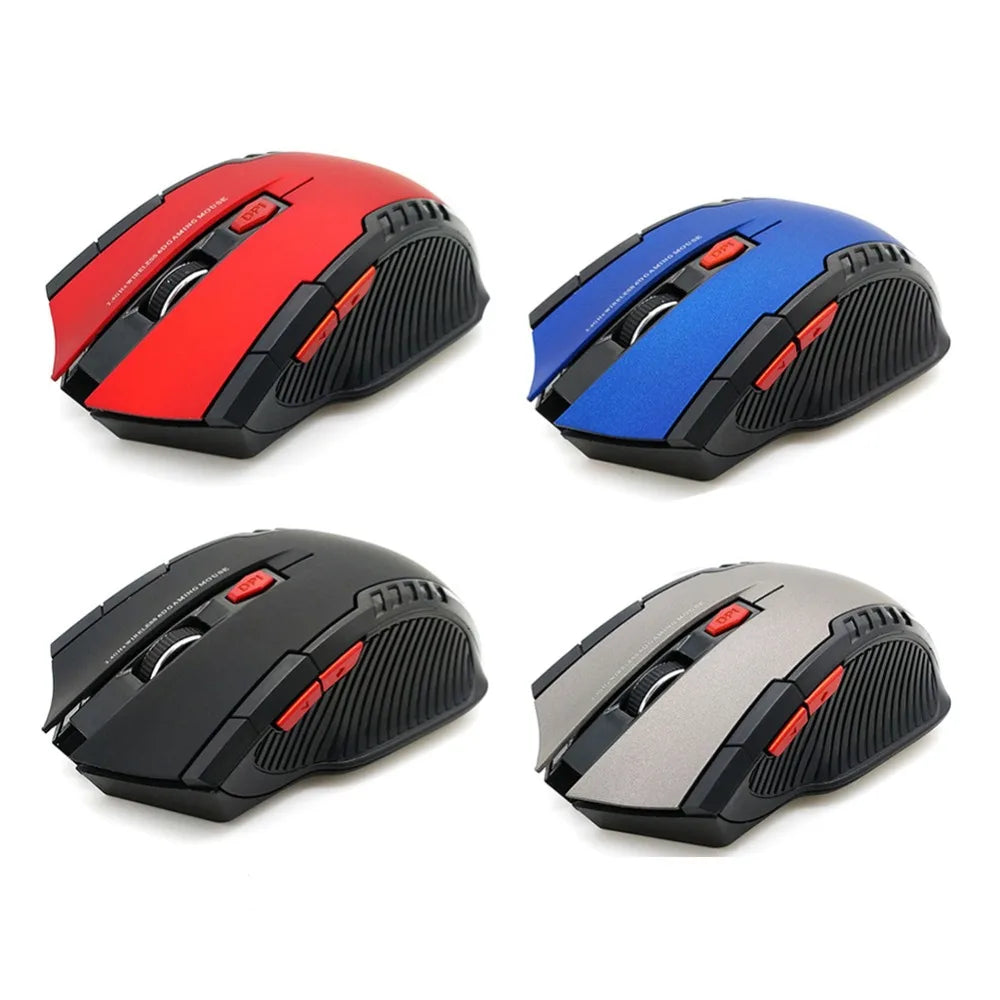 113 2.4GHz Wireless Optical Mouse – 6-Button Portable Mouse with USB Receiver