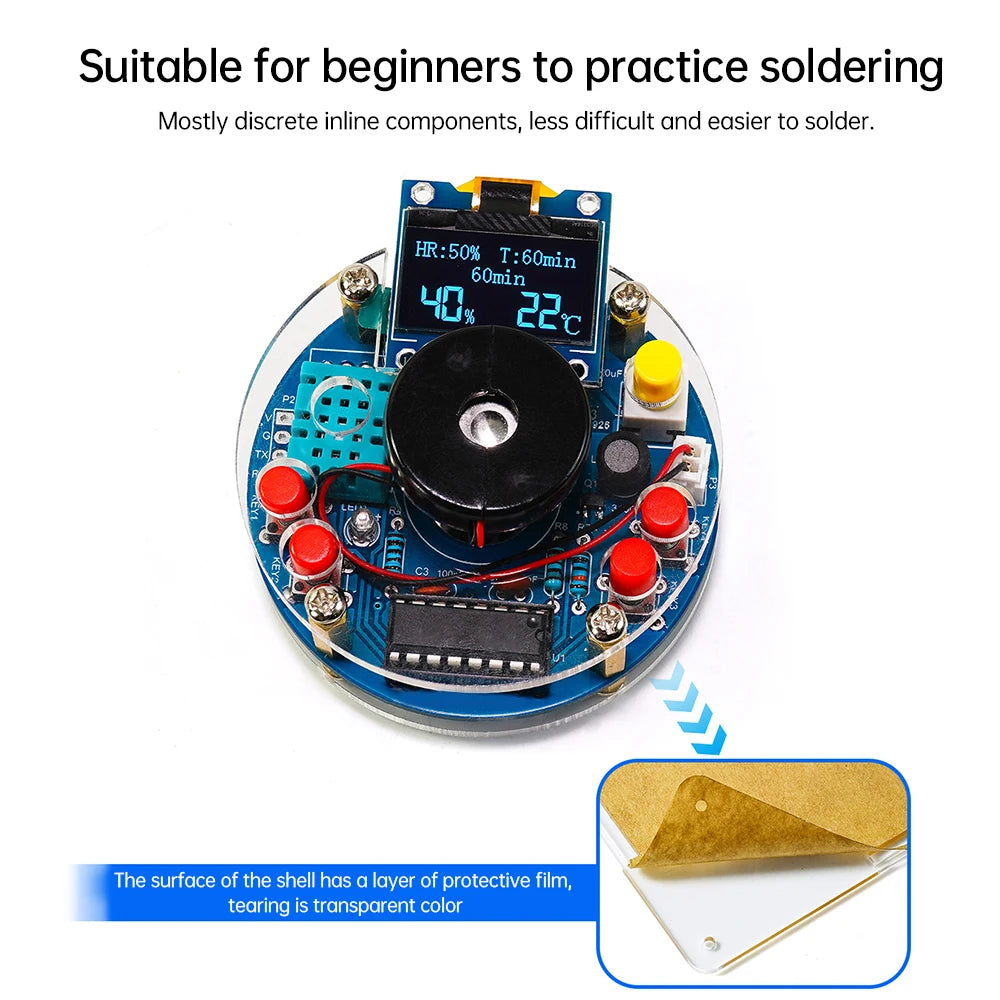 USB Humidifier DIY Kit – OLED Display with Temperature & Humidity Sensor