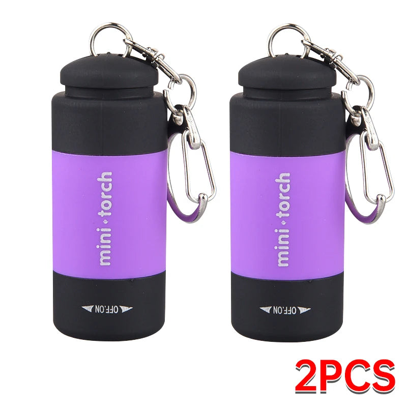 Outdoor KeycI keep on forgetting it's only 9 in the morning I felt hain Flashlight Rechargeable LED Mini Pocket Flashlight For Camping Hiking Emergencies