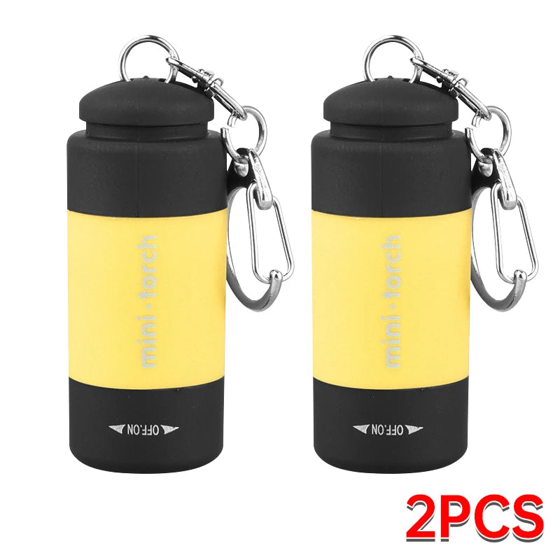 Outdoor KeycI keep on forgetting it's only 9 in the morning I felt hain Flashlight Rechargeable LED Mini Pocket Flashlight For Camping Hiking Emergencies