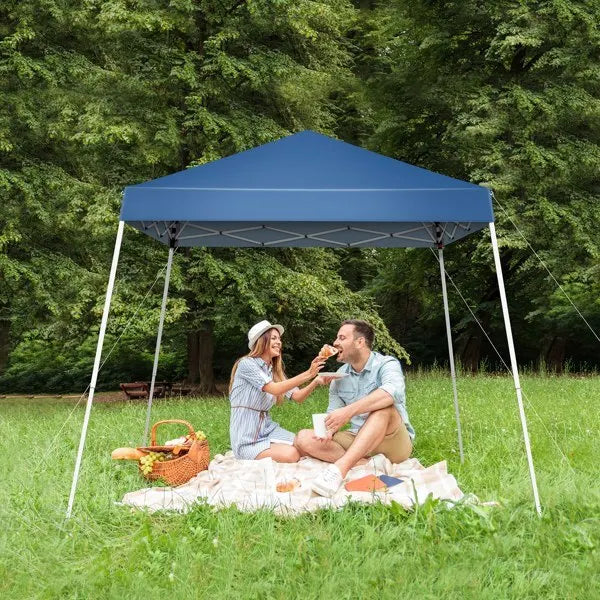 2.5 x 2.5M Blue Slant Leg Folding Gazebo Tent