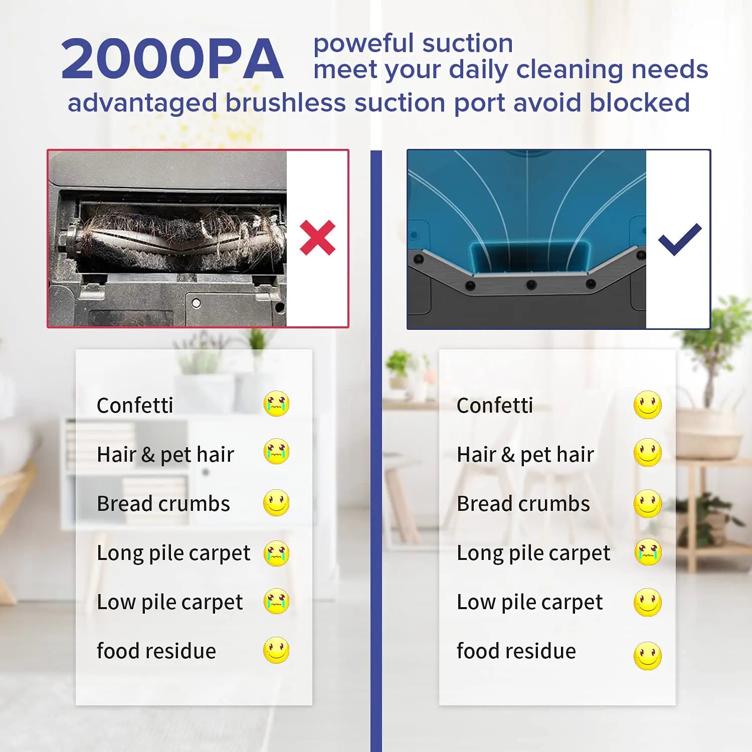 OKP K3 Robot Vacuum – 2000Pa Suction, 120-Min Runtime, 5 Modes