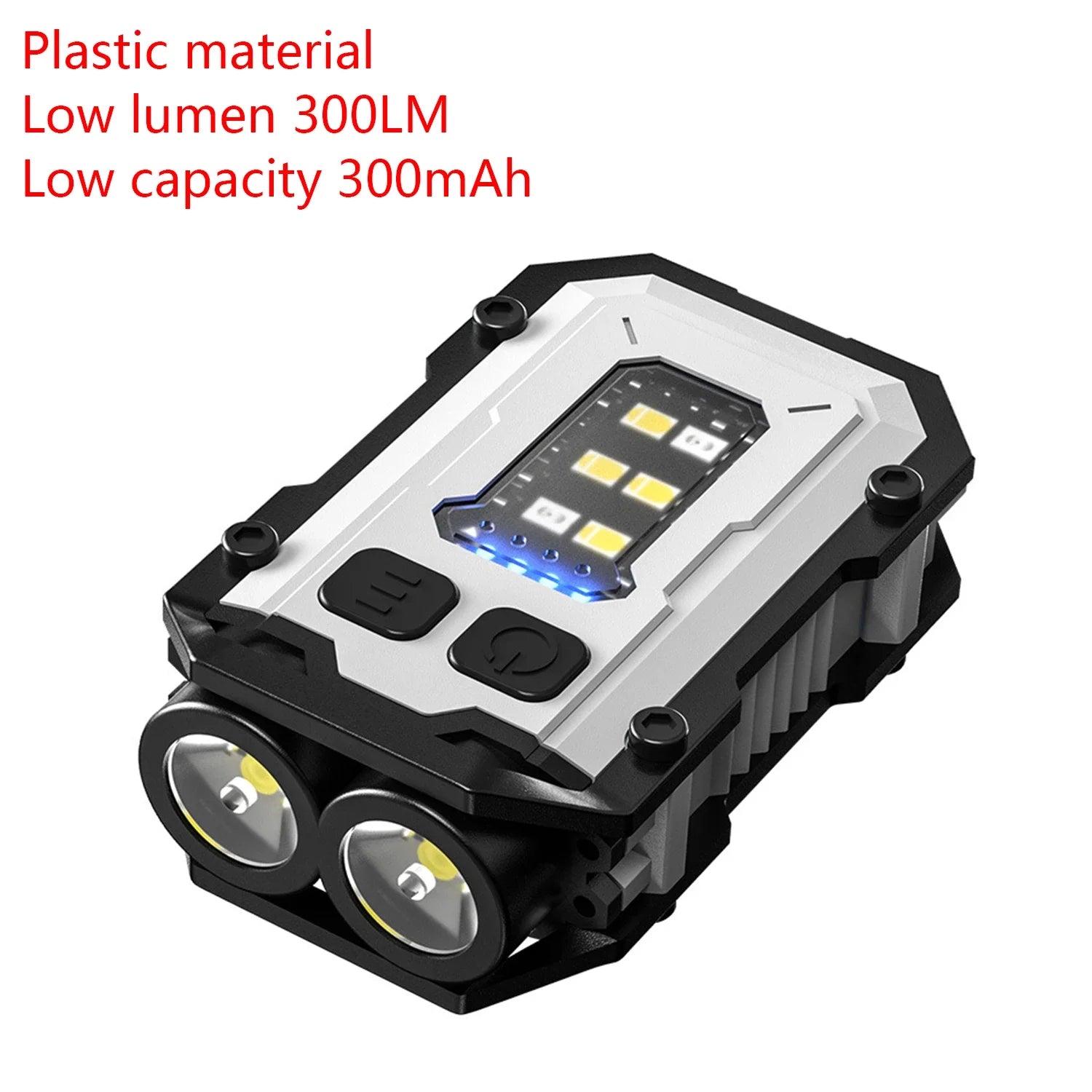 Mini USB Rechargeable LED Flashlight – Magnetic Base & COB Emergency Light