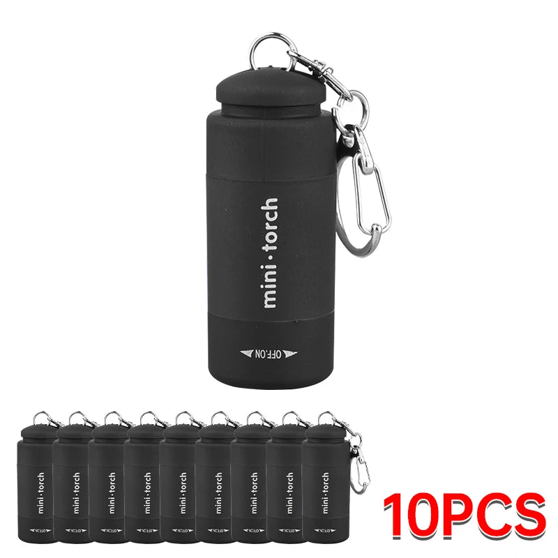 Outdoor KeycI keep on forgetting it's only 9 in the morning I felt hain Flashlight Rechargeable LED Mini Pocket Flashlight For Camping Hiking Emergencies