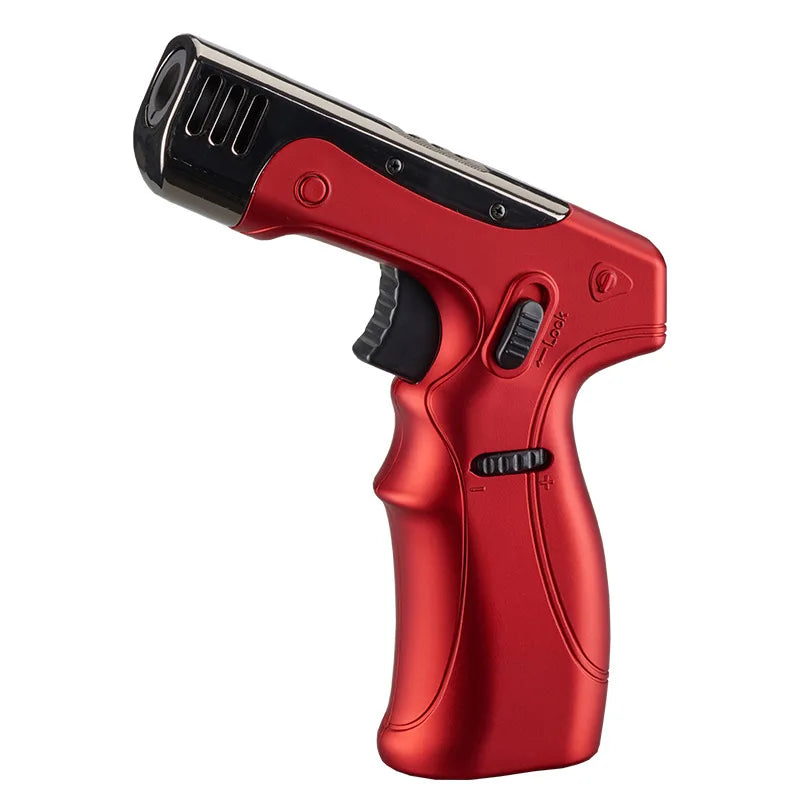 Windproof Jet Flame Torch Lighter – Outdoor BBQ & Camping Gadget for Men