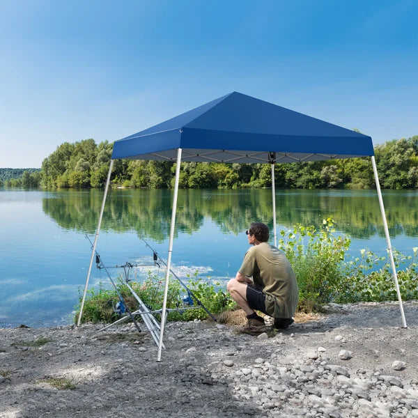 2.5 x 2.5M Blue Slant Leg Folding Gazebo Tent