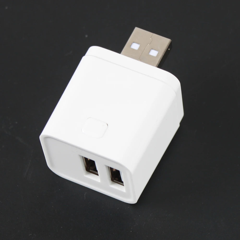 Tuya Smart USB Adaptor – WiFi/Zigbee Mini Plug with Timer & Voice Control