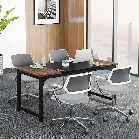 63" Conference Table – Metal Frame Boardroom Desk