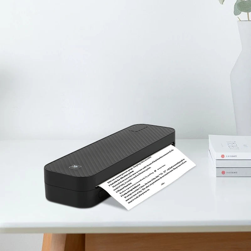 Portable A4 Thermal Printer – Inkless Bluetooth Printing for PDF, Word & Excel Documents