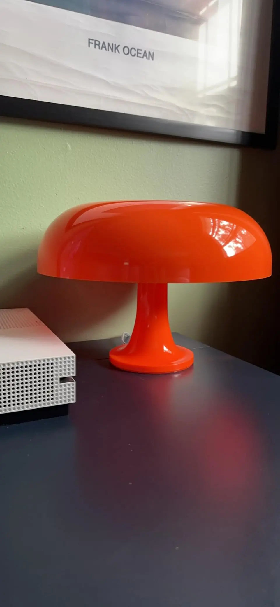Italian Designer LED Mushroom Table Lamp – Modern Minimalist Bedside Light
