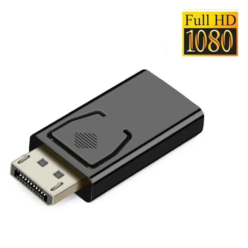 DisplayPort to HDMI Adapter – 4K/1080P DP Male to HDMI Female Cable Converter