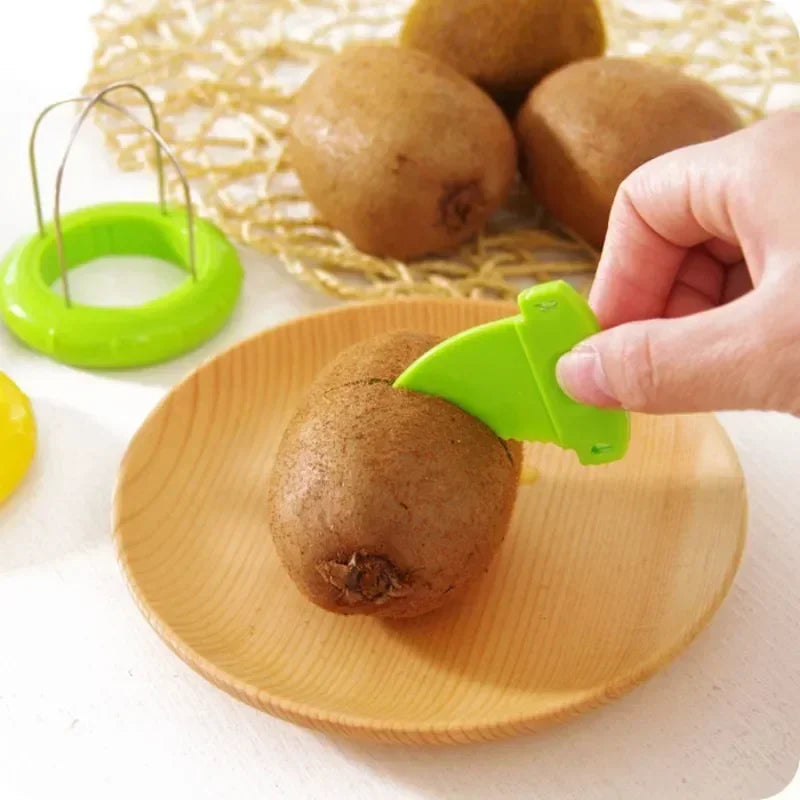 Detachable Stainless Steel Fruit Peeler – Kiwi, Lemon & Salad Tool