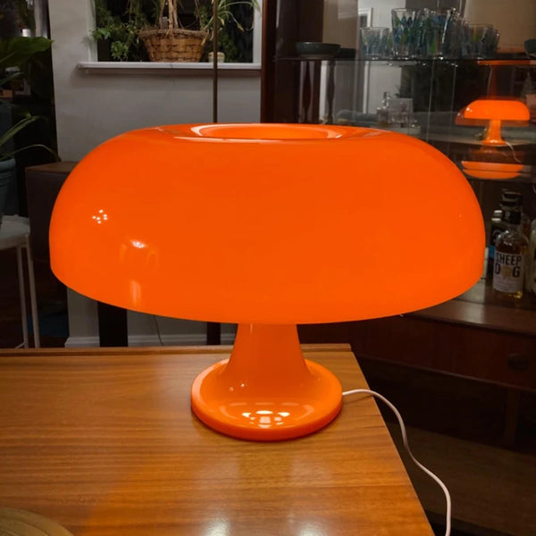 Italian Designer LED Mushroom Table Lamp – Modern Minimalist Bedside Light
