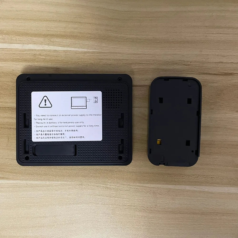 Wireless Video Doorbell – 4.3" HD Screen with Two-Way Talk & Night Vision