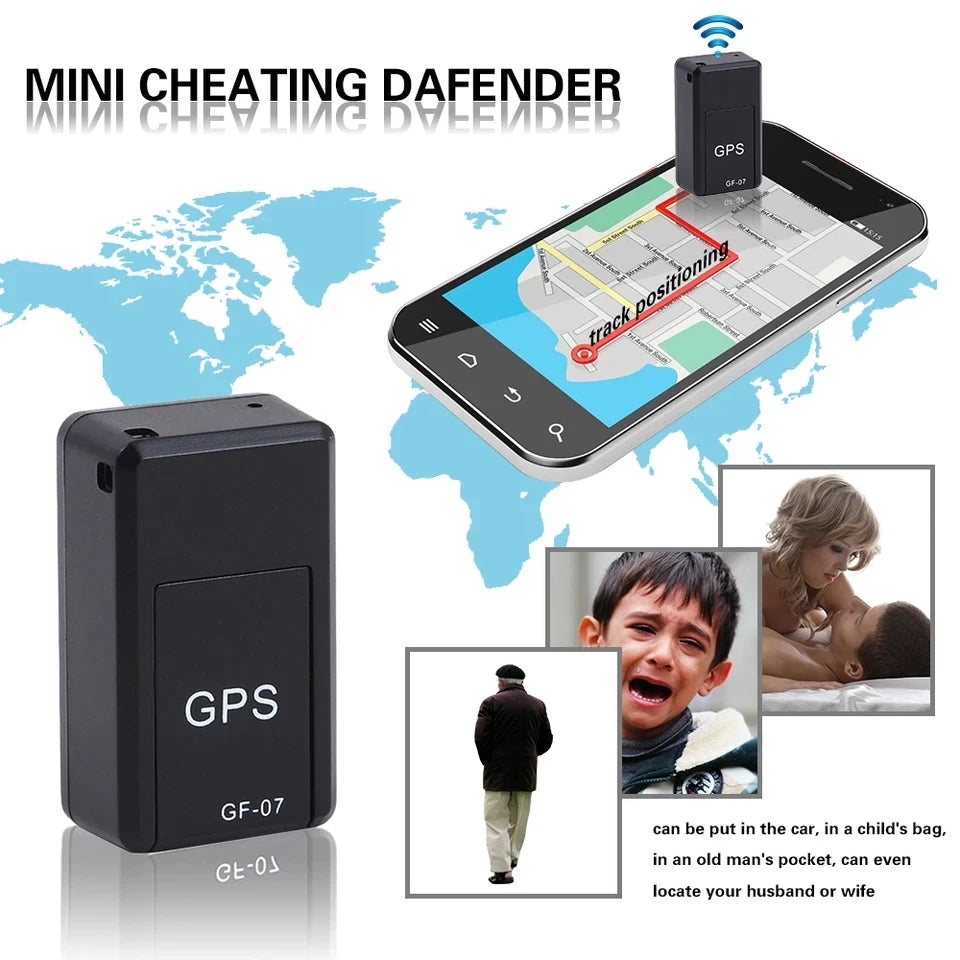 Mini Magnetic GPS Tracker – Real-Time Anti-Theft Vehicle & Personal Locator