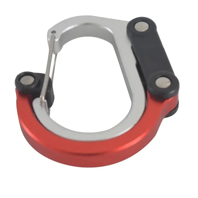 Hybrid Gear Clip Carabiner – Rotating Non-Locking Hook for Camping, Hiking & Travel