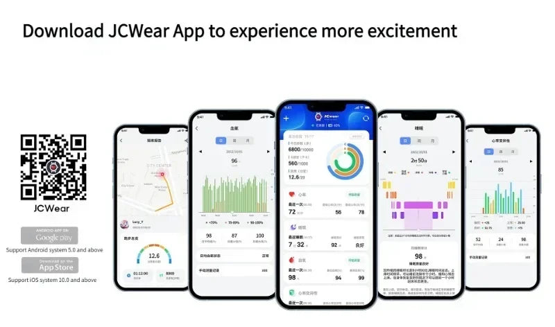 2208A Smart Bracelet – Heart Rate & Blood Pressure Monitor, Pedometer Fitness Tracker for Men & Women