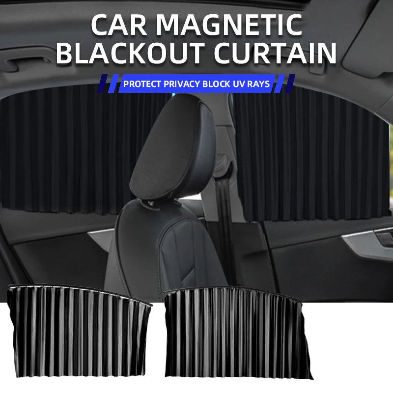 4PCS Magnetic Car Sunshade Curtains for Side Windows