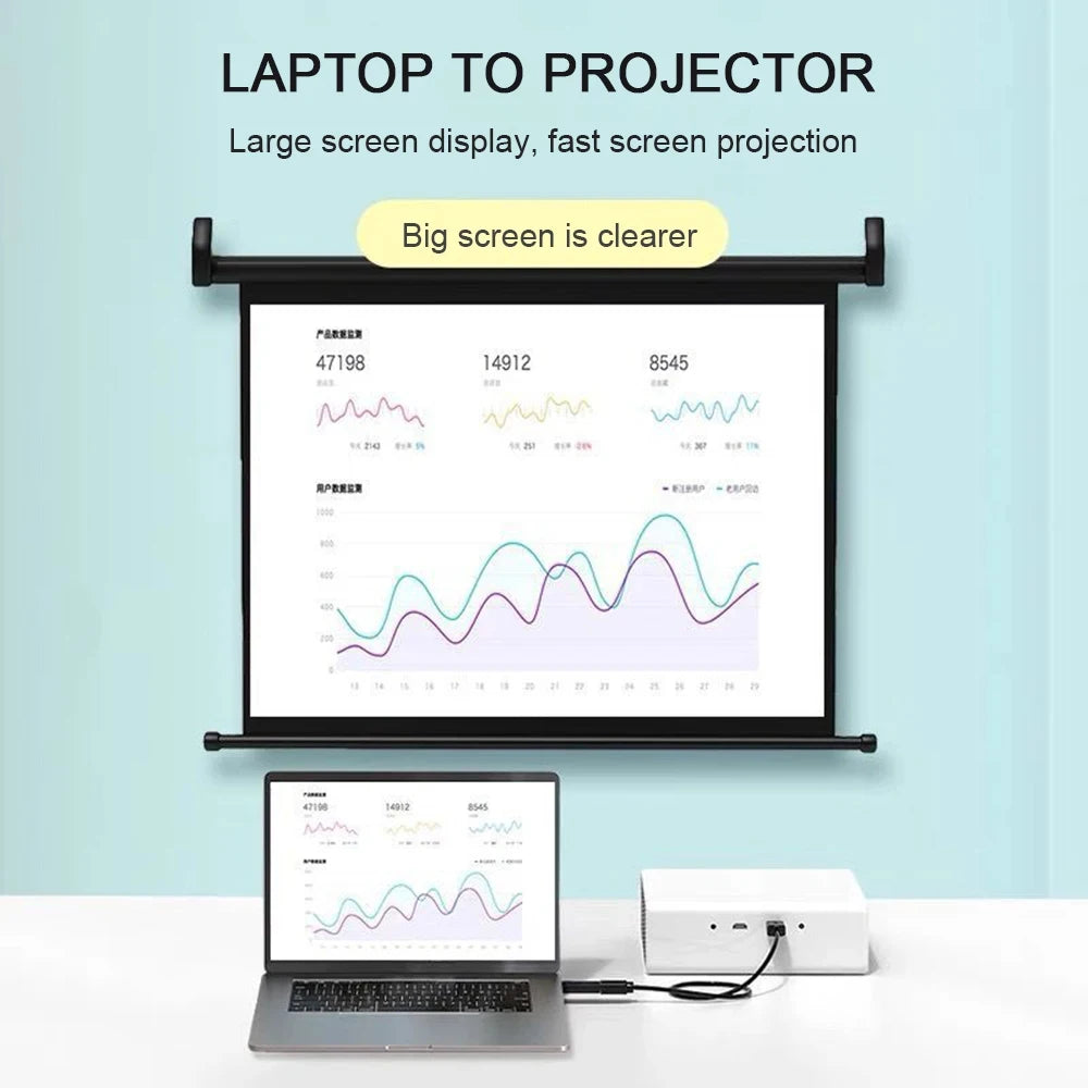 DisplayPort to HDMI Adapter – 4K/1080P DP Male to HDMI Female Cable Converter