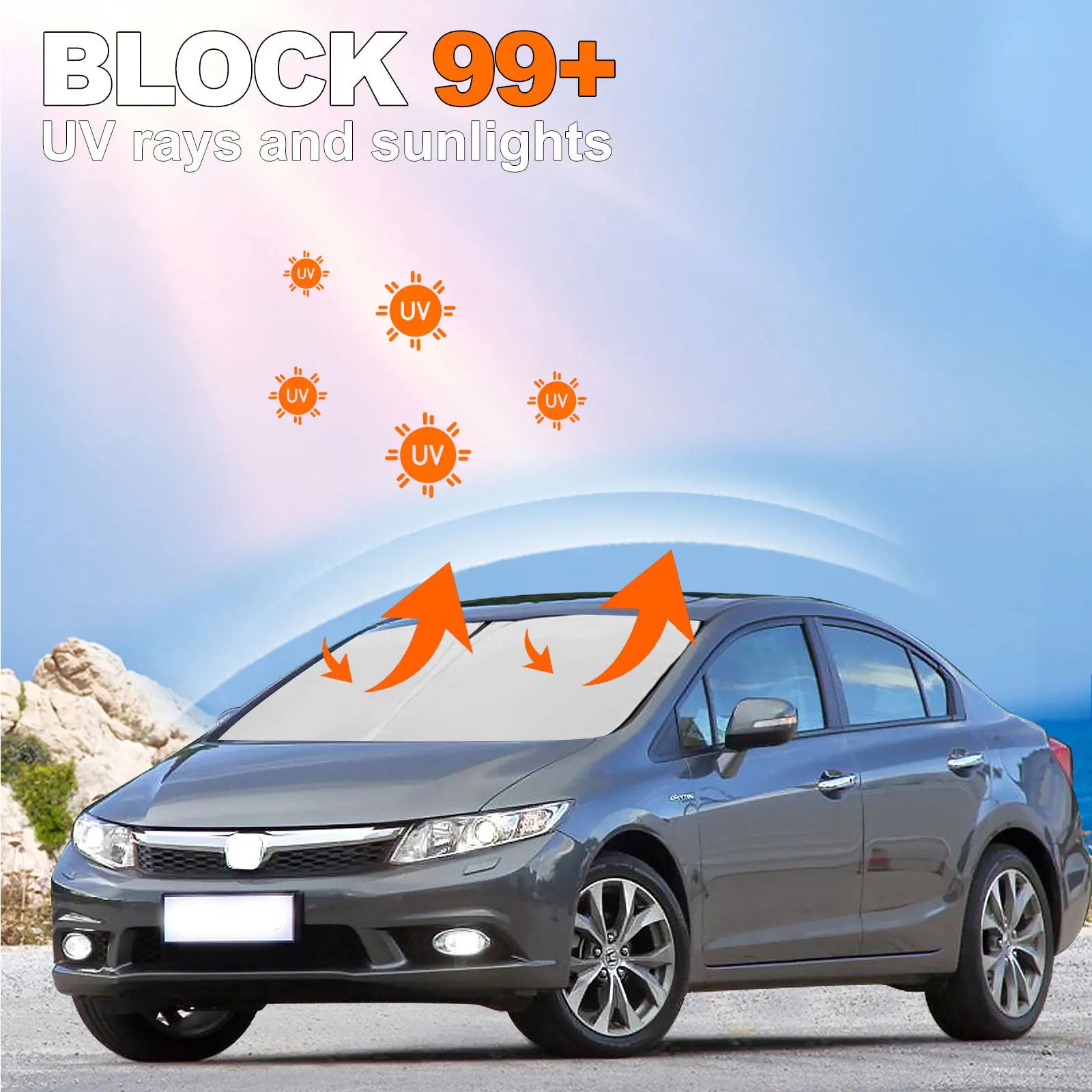 Honda Civic 2006-2011 Windshield Sunshade Cover