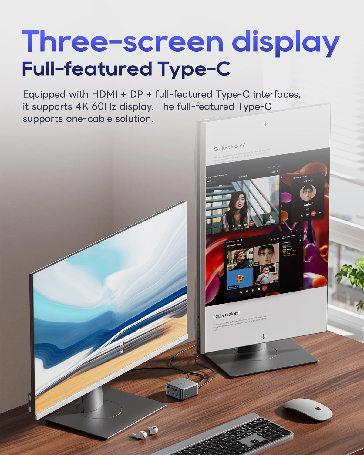 AOOSTAR N1 Pro Mini PC – Intel N150, 12GB RAM, Dual 2.5G LAN