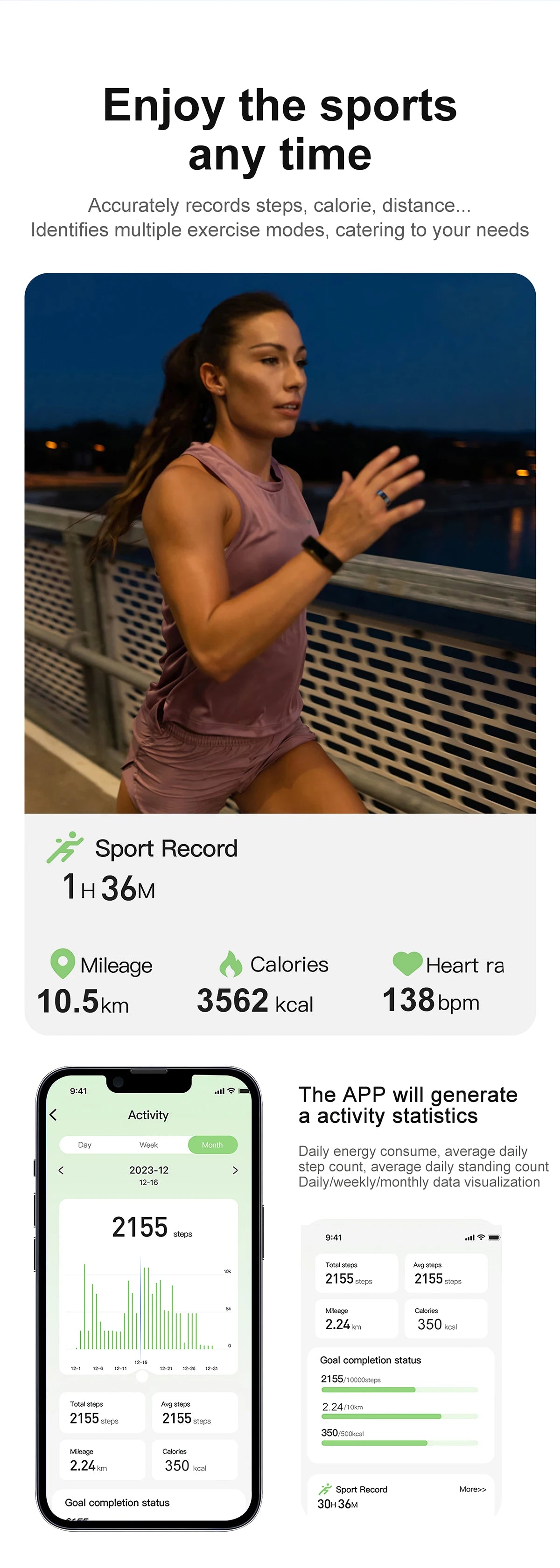 AMZMAX R02 Smart Ring – Fitness Tracker with Multi-Sport Modes, Health Monitoring, IP68 Waterproof Military-Grade Smart Ring