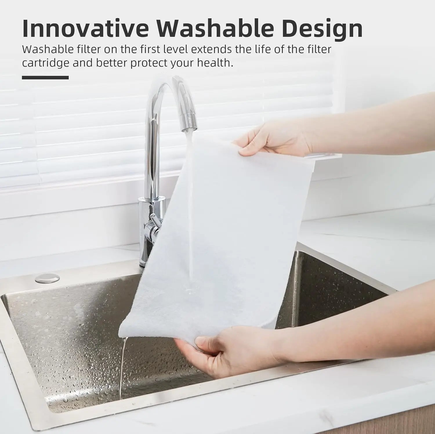 Aroeve MK08W 2-in-1 Air Purifier & Fan – 1980 Sq.Ft Coverage, Smart App Control