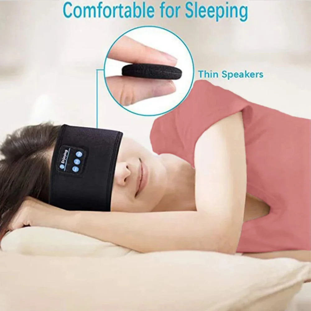 Bluetooth Music Sleep Headband – Wireless Headphones & Eye Mask