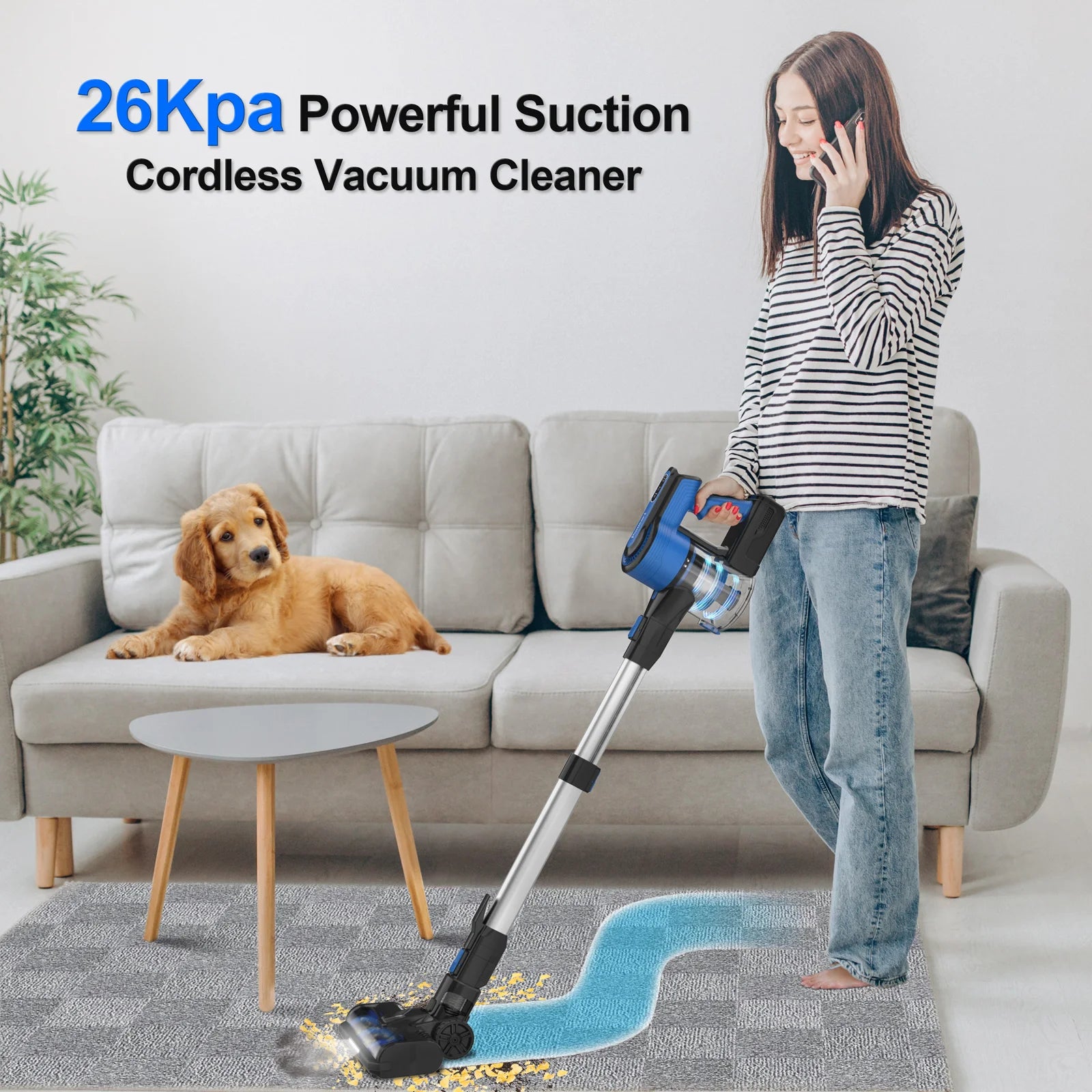 Poweart 350W Cordless Vacuum Cleaner